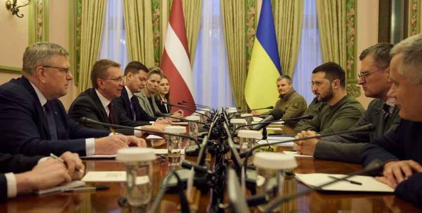 Lithuanian, Latvian Leaders Visit Kyiv