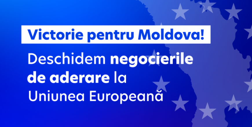 EU decision to start membership talks with Moldova and Ukraine