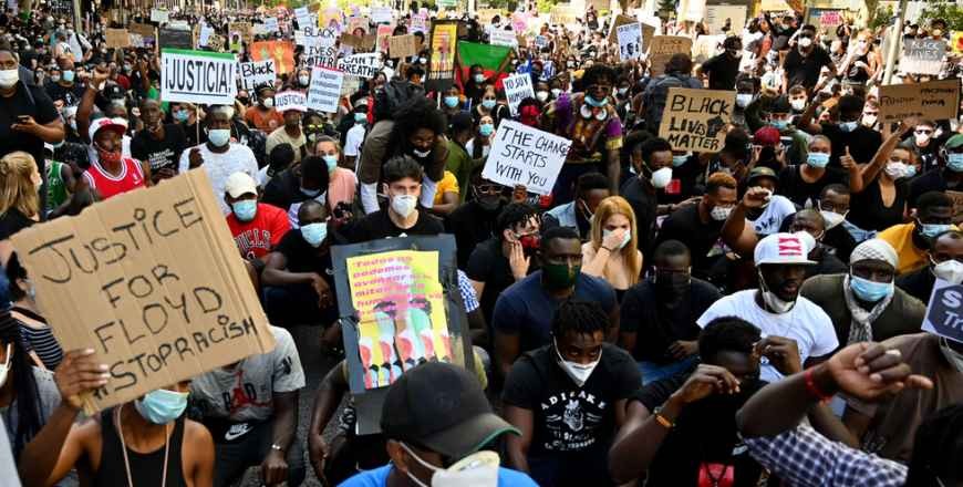 Anti-racism protests across Europe
