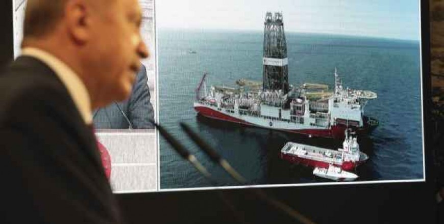 Turkey's Erdogan announces discovery of large natural gas reserve off its Black Sea coast