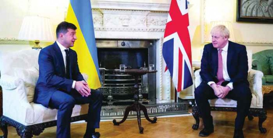 Britain, Ukraine Sign Partnership Deal With Eye On Russia's 'Malign Influence'