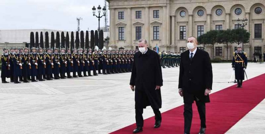 Turkey’s Erdogan, at Nagorno-Karabakh parade, says Armenia needs new leaders