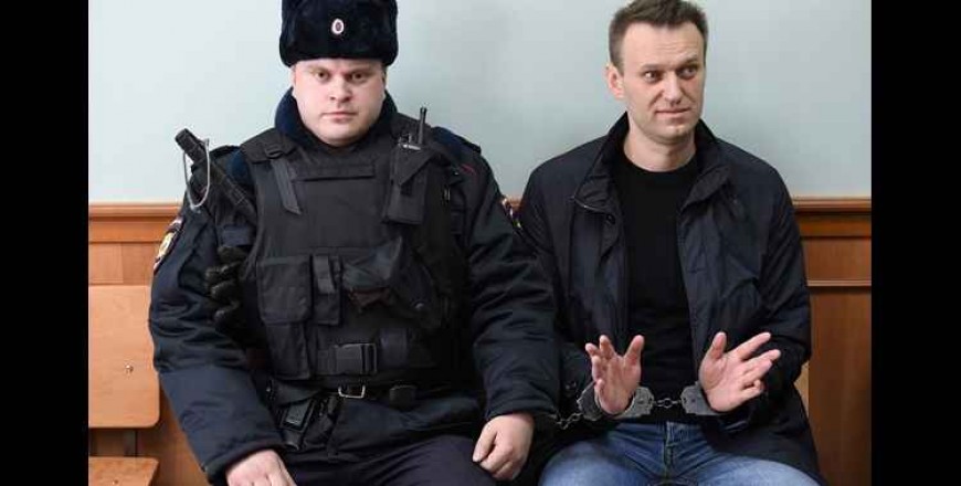 European rights court calls on Russia to free Navalny immediately