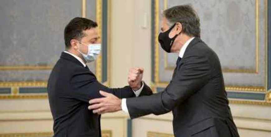 Blinken visited Ukraine in solidarity after Russian troop movements