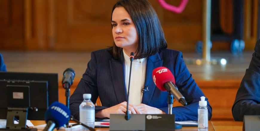 Belarus opposition leader calls for more US sanctions