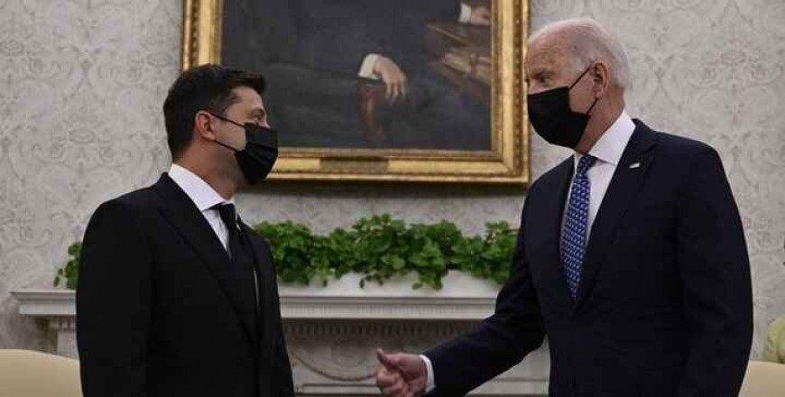 In White House Meeting, Biden Assures Ukraine's President Of U.S. Support Against 'Russian Aggression'