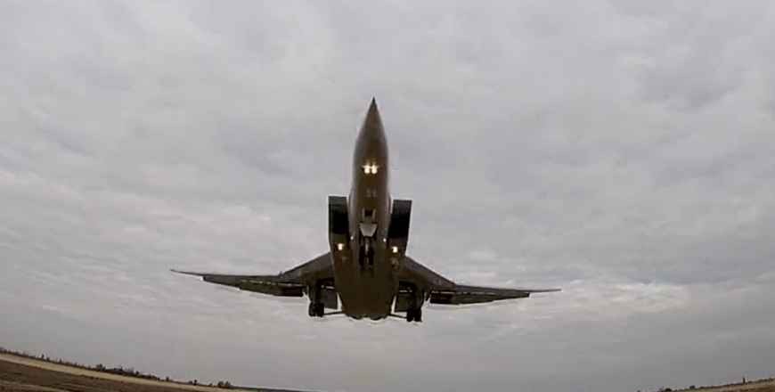 Russian Strategic Bombers Patrol Over Belarus Amid High Regional Tensions