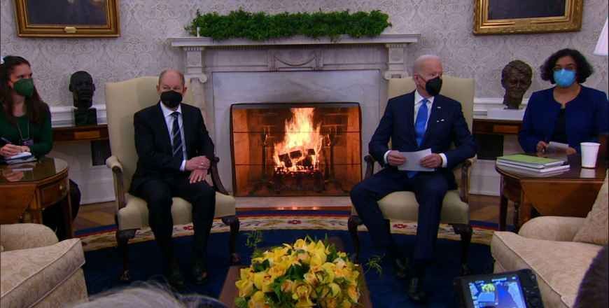 Biden: US and Germany working in ‘lockstep’ on Ukraine crisis