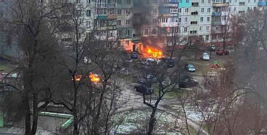 Ukraine has said civilian evacuations were halted in two cities in the country’s southeast