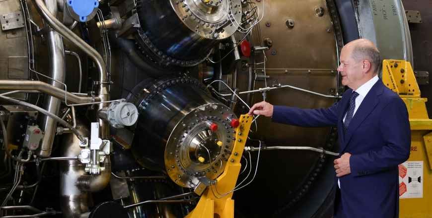 Scholz Says Russian Blocking Shipment Of Turbine Needed To Hike Gas Flows
