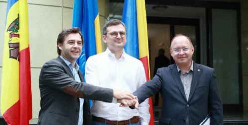 Prima reuniune a Trilateralei miniștrilor afacerilor externe din România, Ucraina și Republica Moldova, desfășurată la Odesa