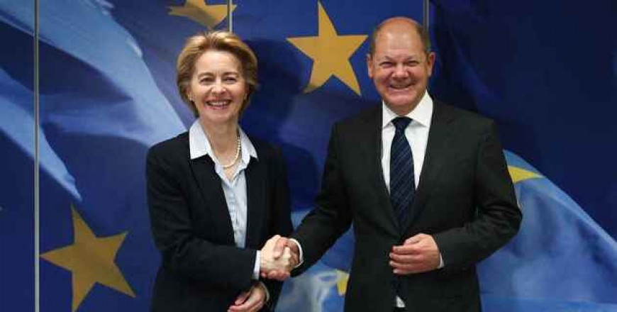 Olaf Scholz and Ursula von der Leyen called for the development of a "Marshall Plan" for Ukraine