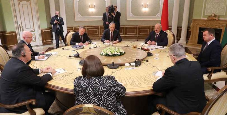 Pompeo - historical visit to Minsk