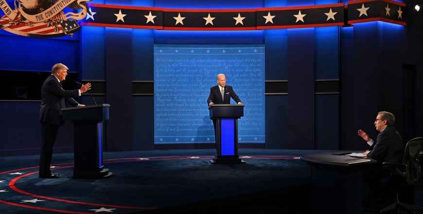 The first debate for the US presidential election