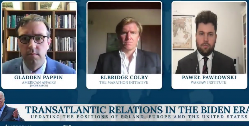 Transatlantic Relations in the Biden era – Updating the Positions of Poland, Europe and the United States