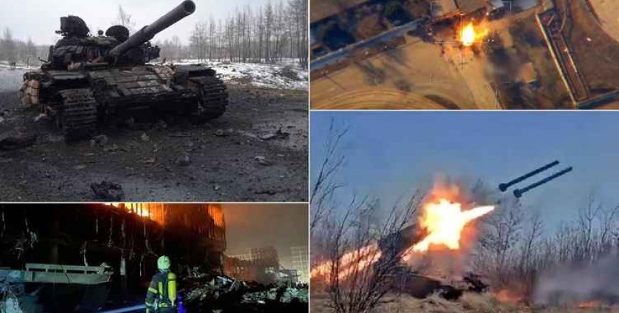 The first month of the war in Ukraine