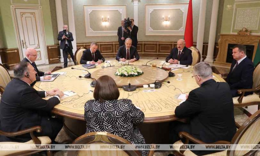 Pompeo - historical visit to Minsk