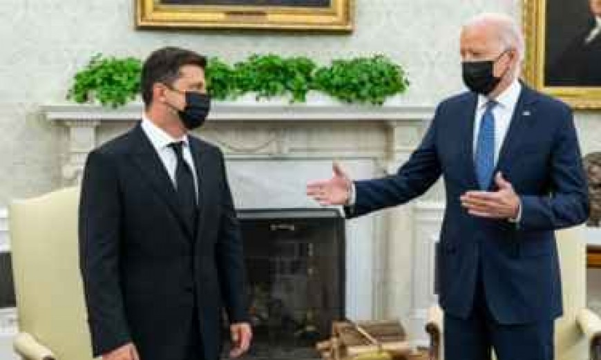 Prima întâlnire ca șefi de stat între Biden și Zelenski