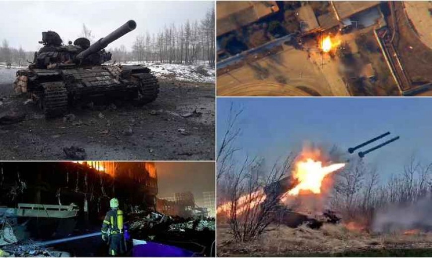 The first month of the war in Ukraine