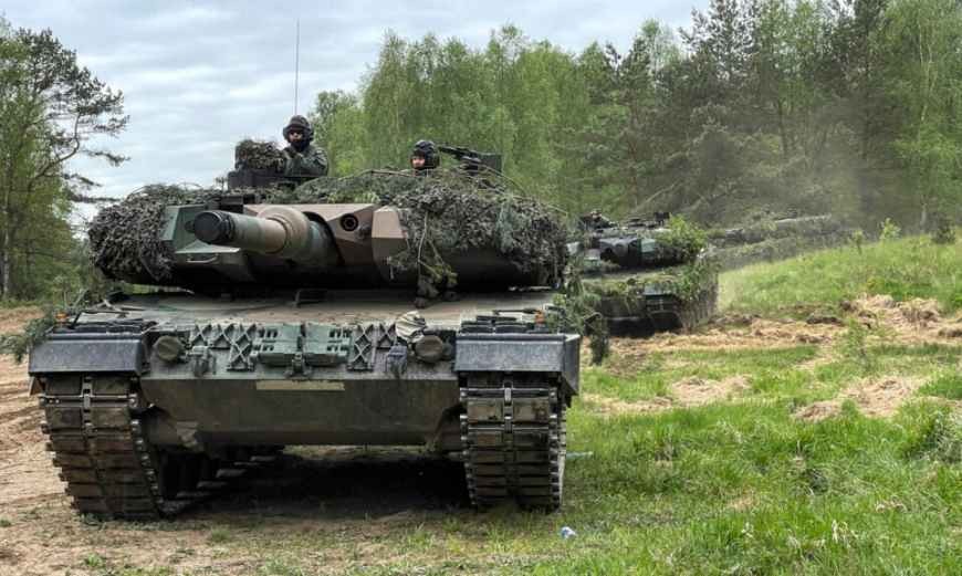 SUA și Germania trimit tancuri în Ucraina