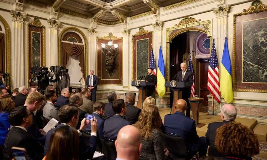 Zelenski la Casa Albă